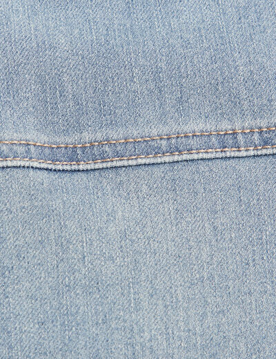 Combishort en jean denim double stone femme