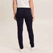 Jeans léger taille haute long denim brut femme