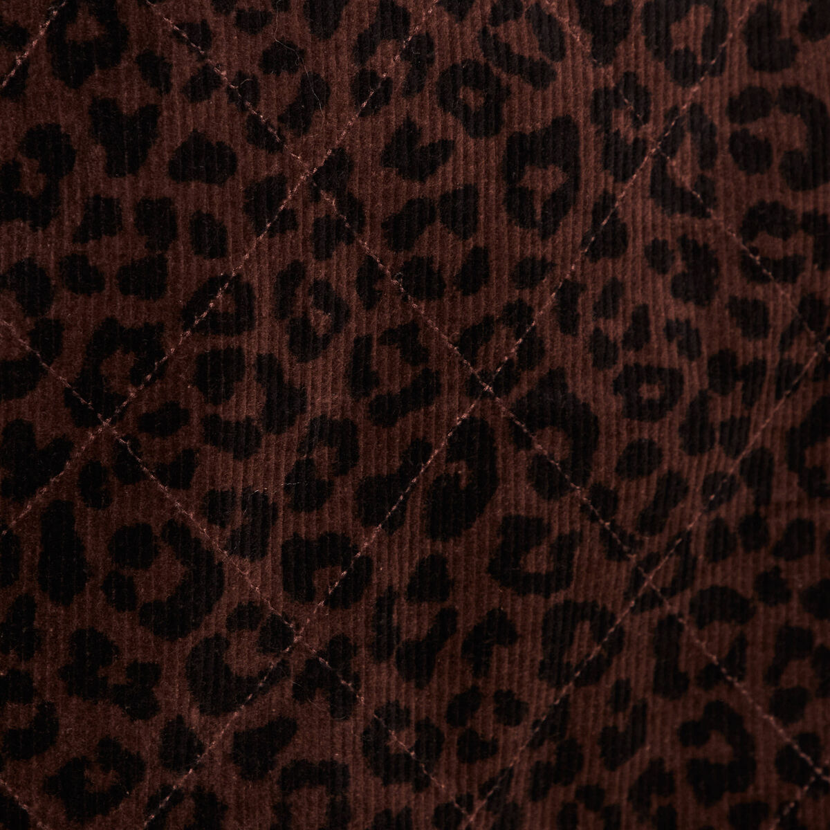 Veste sans manches en velours marron cognac femme