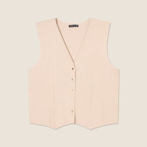 gilet sans manches couleur or femme Gilet sans manches couleur or femme