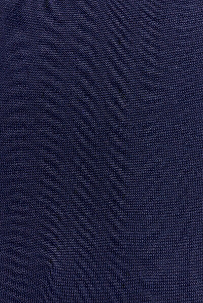 Pull manches longues bleu marine femme