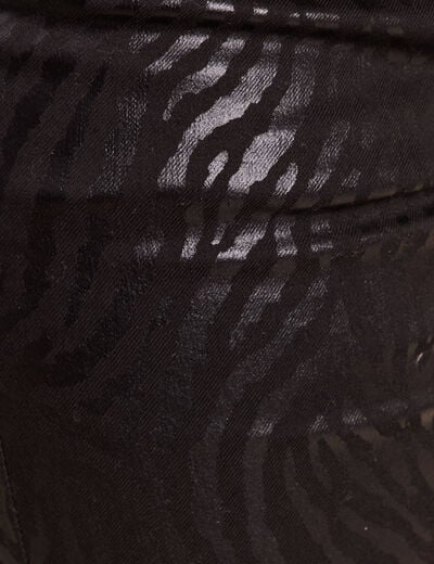 Pantalon magique Le L&eacute;ger enduit noir femme