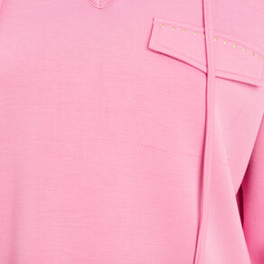 sweat manches longues rose femme Sweat manches longues rose femme