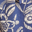 Robe droite courte manches courtes bleu femme