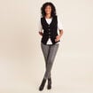 Pantalon magique Le L&eacute;ger enduit gris femme