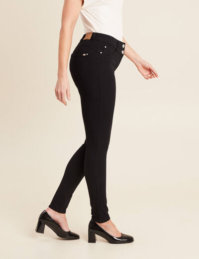 Jean slim stretch noir femme