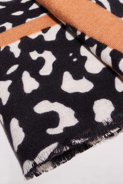 Foulard noir femme