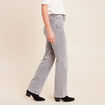 Jean taille haute denim gris clair femme