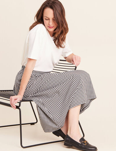 Jupe taille standard noir femme