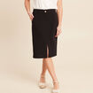 Jupe droite noir femme