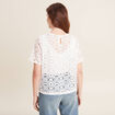 T-shirt manches courtes ecru femme