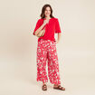 T-shirt manches courtes rouge femme
