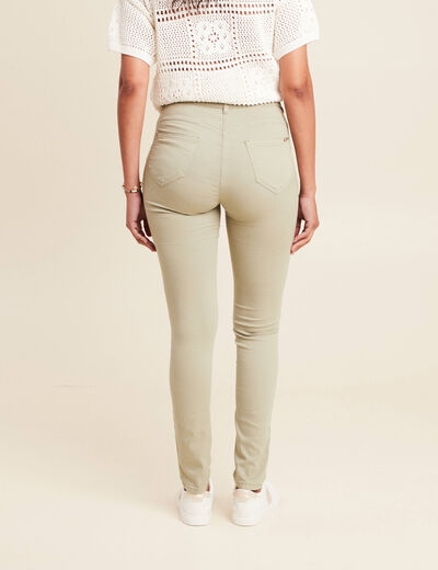 Pantalon magique Le L&eacute;ger coupe ajust&eacute;e vert clair femme