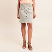 Jupe en jean taille standard vert clair femme