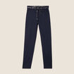 Pantalon jogging réversible bleu foncé femme