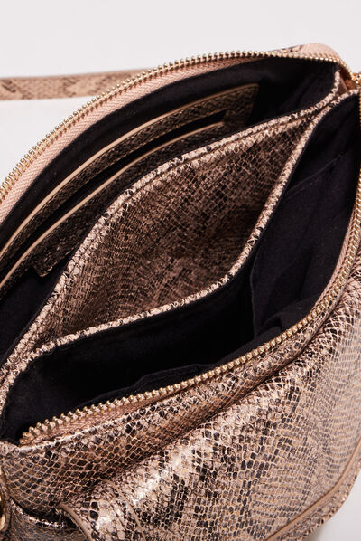 Sac avec anse chaîne sable femme
