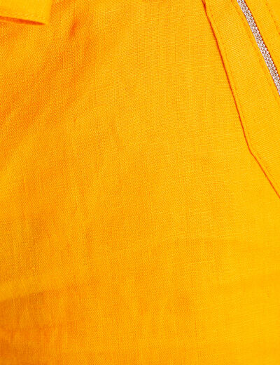 Short paperbag jaune foncé femme