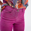 Pantalon magique ajusté taille standard violet clair femme