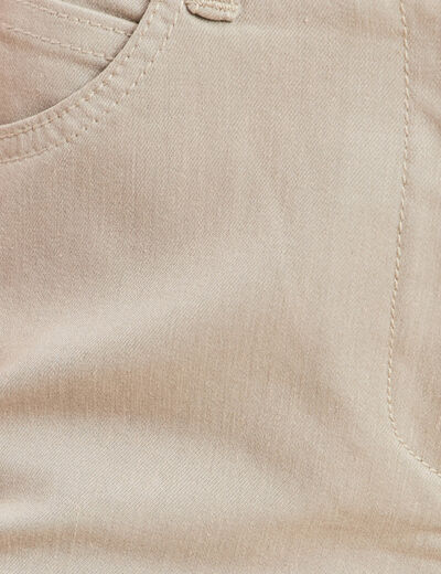 Pantalon coupe mom 7/8&egrave;me vert clair femme