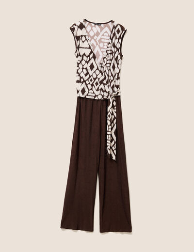 Combinaison marron femme
