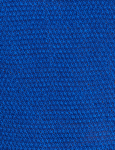 Pull manches longues col en V bleu electrique femme