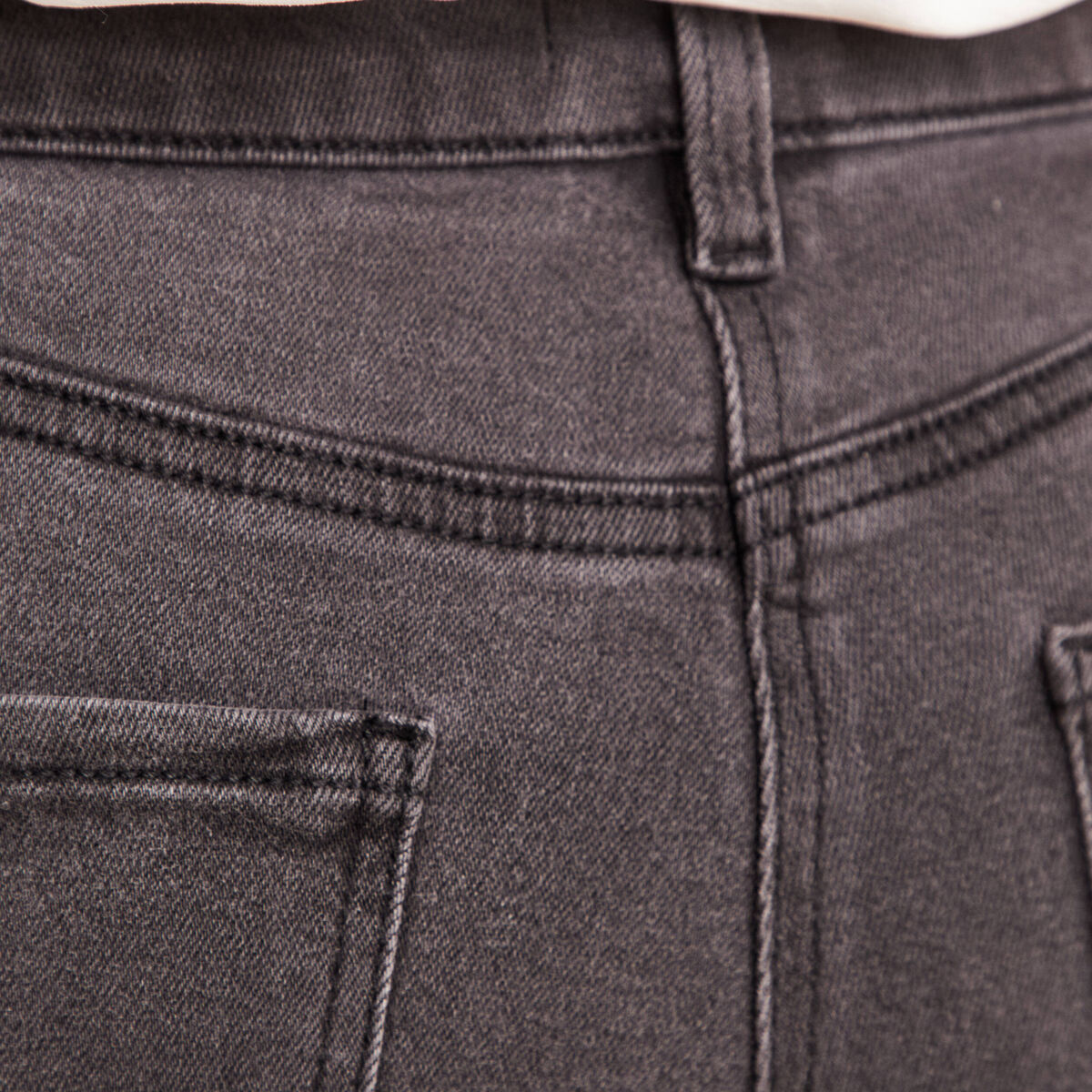 jean bootcut taille standard denim gris femme