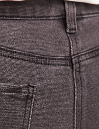 jean bootcut taille standard denim gris femme