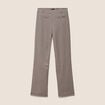 Pantalon 7/8e taille standard marron femme