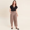 Pantalon marron femme