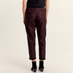 Pantalon décontracté prune femme