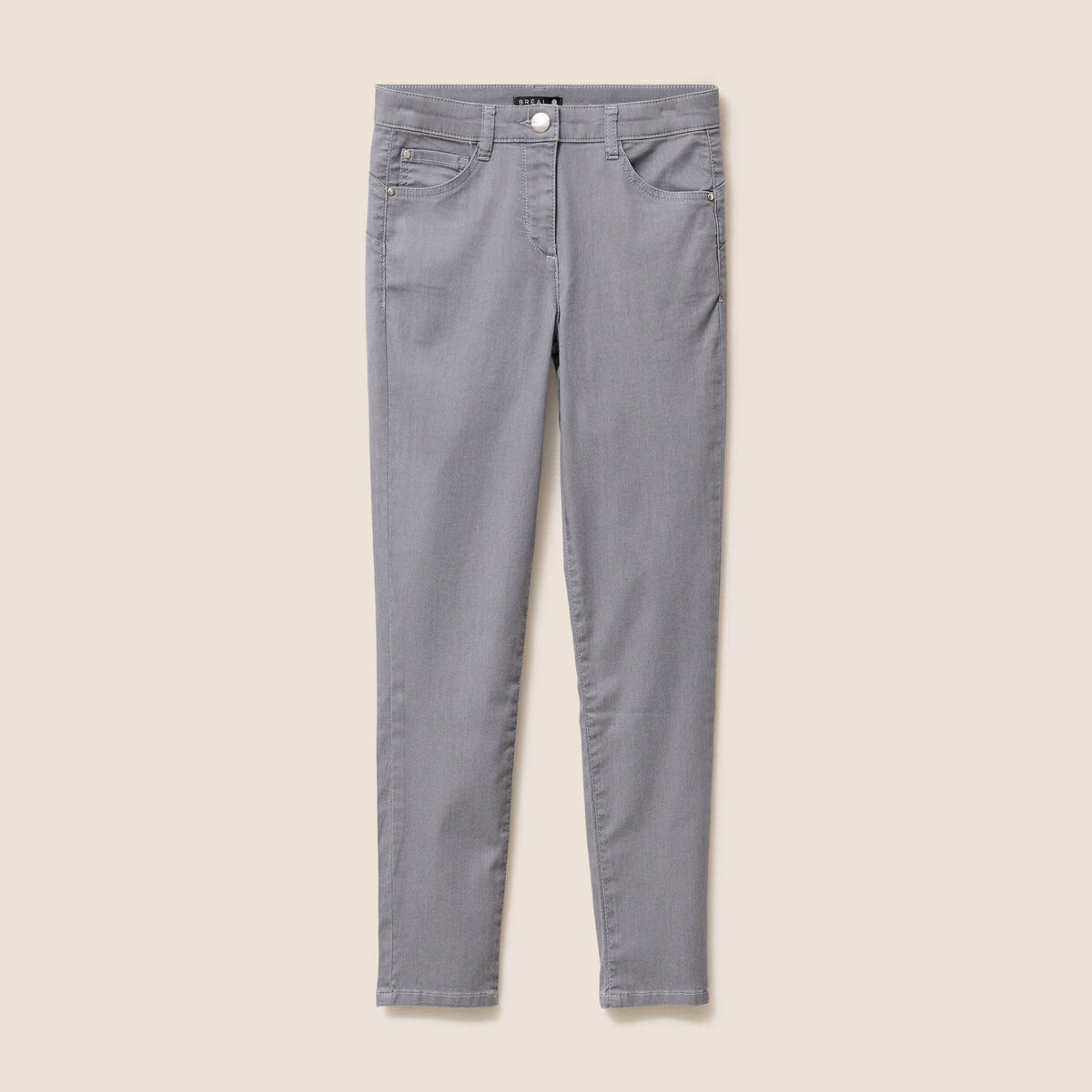 Jean magique Le L&eacute;ger coupe ajust&eacute;e denim gris femme