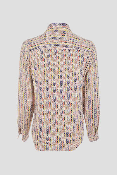 Chemise manches longues ecru femme