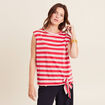 T-shirt manches courtes rouge femme