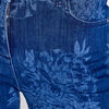 Jean droit denim bleach femme