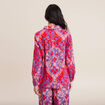 Chemise manches longues rouge femme