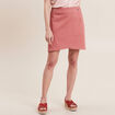 Jupe portefeuille réversible orange corail femme