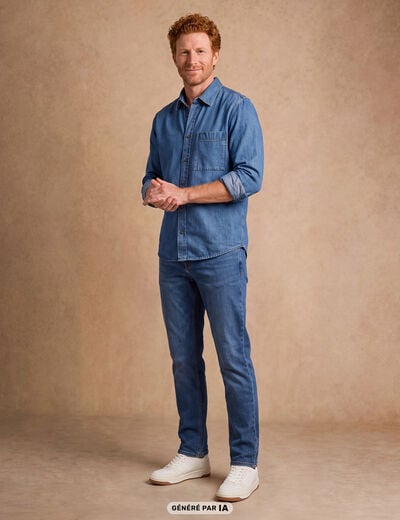 Pantalon Magique Monsieur L'Unique L30 denim stone femme
