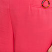 Pantalon large avec boucles rose framboise femme
