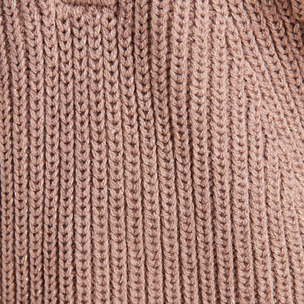 Pull manches longues taupe femme