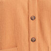 Surchemise manches longues camel femme