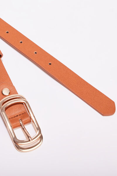 Ceinture camel femme