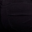 Jean ajusté taille standard 7/8ème noir femme