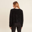 Gilet manches longues noir femme