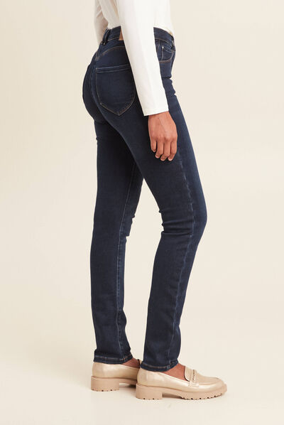 Pantalon chaud magique denim brut femme