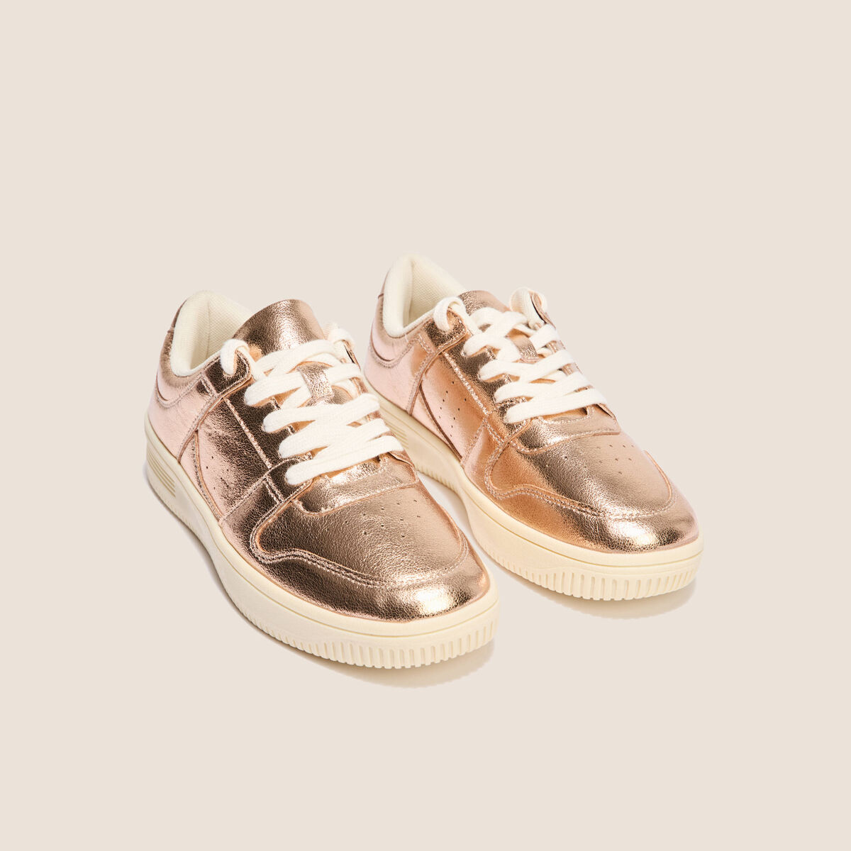 Baskets rose clair femme