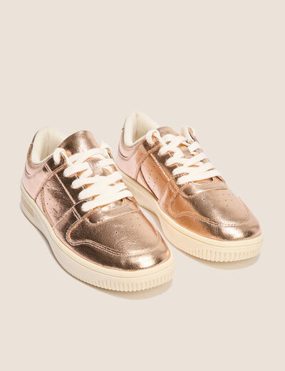 Baskets rose clair femme