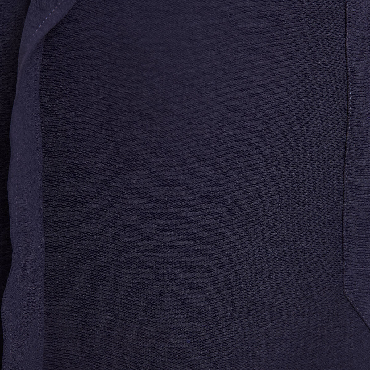 Jupe droite ceinturée bleu foncé femme