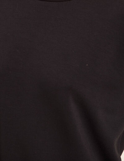 Sweat manches longues clous noir femme
