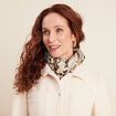 Foulard vert olive femme