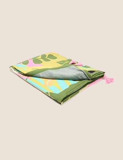 Drap de bain multicolore femme